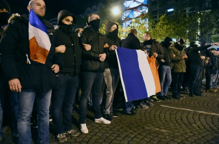 Rassemblement de policiers, le 20 octobre 2016 à Paris
