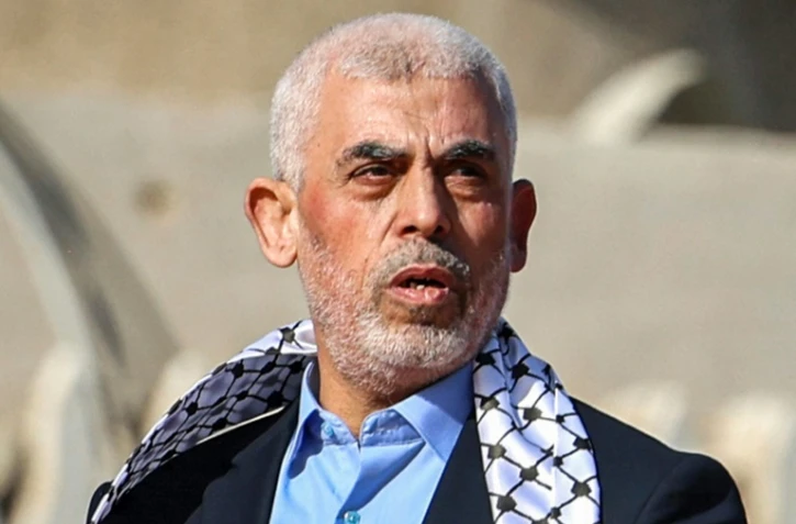 Yahya Sinouar, le nouveau chef du Hamas, le 14 décembre 2022 dans la ville de Gaza