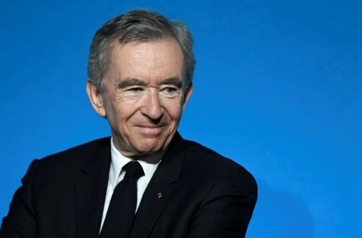 Le patron du groupe de luxe LVMH Bernard Arnault, le 8 mars 2017 Ă Paris