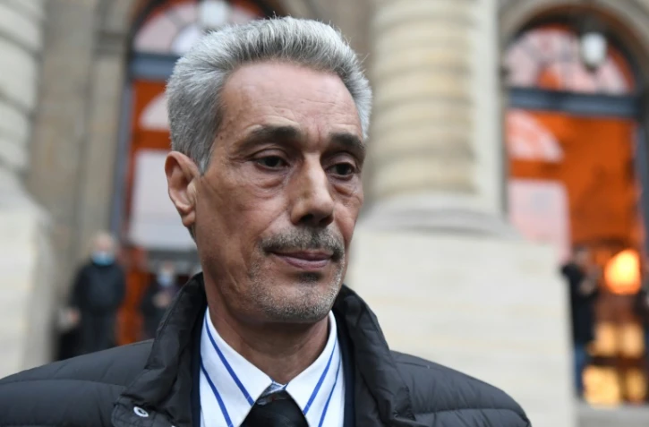 Omar Raddad après l'examen de sa demande de révision, le 25 novembre 2021 à Paris