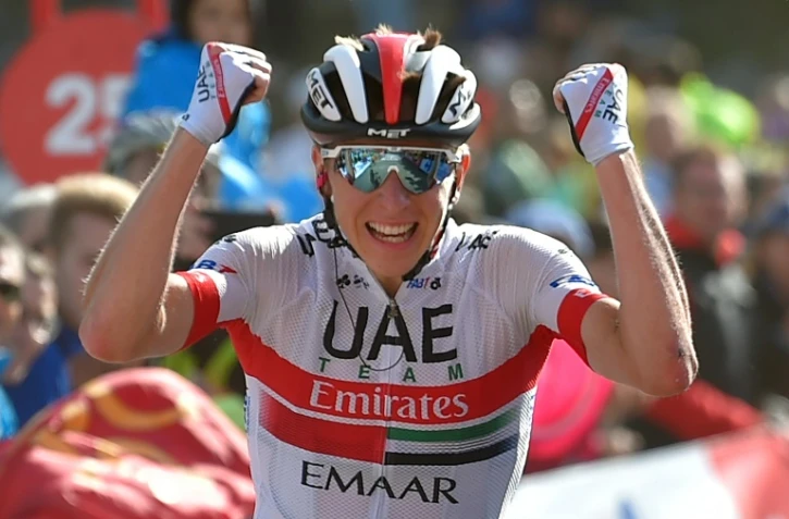 Le Slovène Tadej Pogacar remporte la 13e étape du Tour d'Espagne le 6 septembre 2019