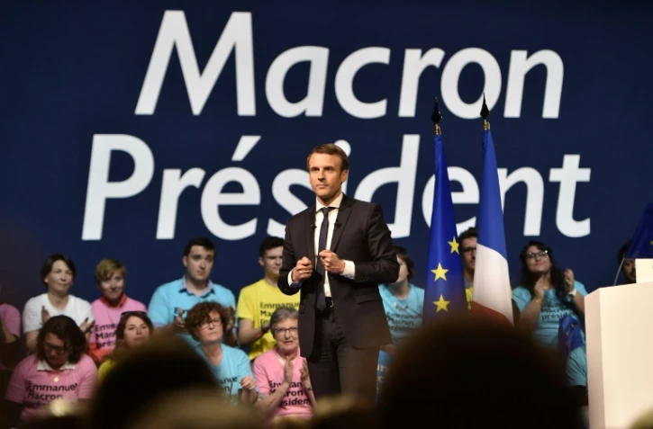 Emmanuel Macron, le 19 avril 2017, à Nantes