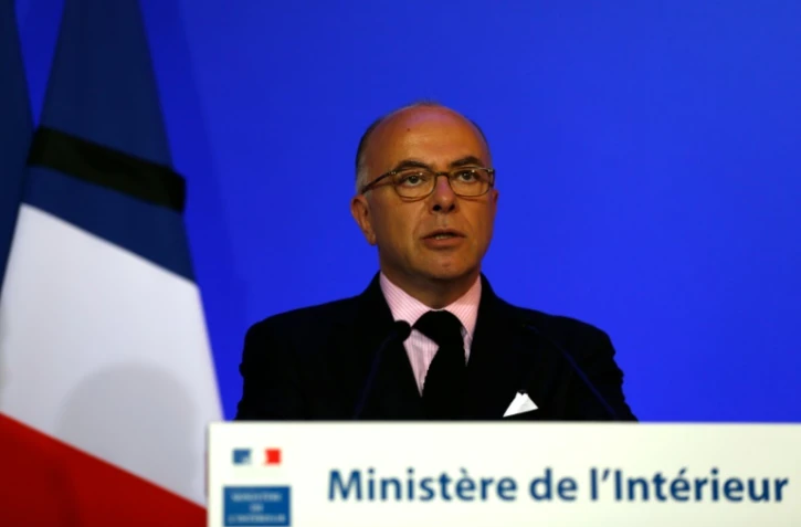 Le ministre de l'Intérieur Bernard Cazeneuve lors d'une conférence de presse le 16 juillet 2016 à Paris