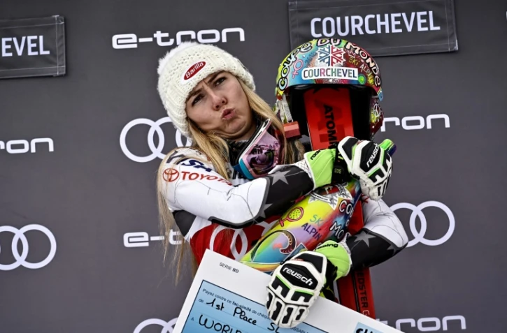 L'Américaine Mikaela Shiffrin remporte le slalom de Courchevel le 22 décembre 2018