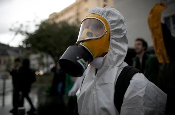 Manifestation à Rouen après l'incendie de l'usine Lubrizol, le 1er octobre 2019