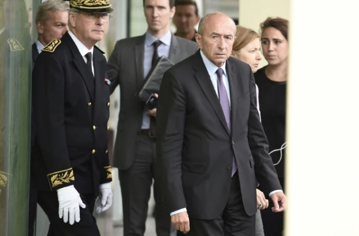 Le ministre français de l'Intérieur Gérard Collomb à Saint-Mandé, près de Paris, le 9 août 2017