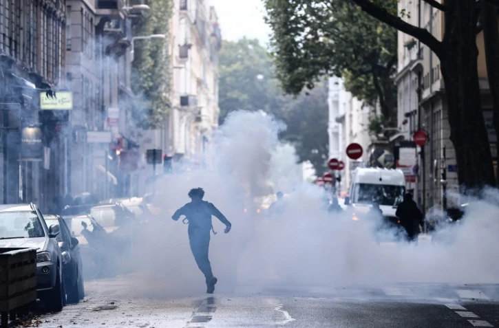 Affrontements entre lycéens et forces de l'ordre à Lyon le 1er octobre 2026