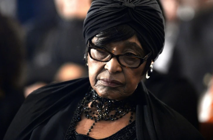 Winnie Mandela, le 8 décembre 2013
