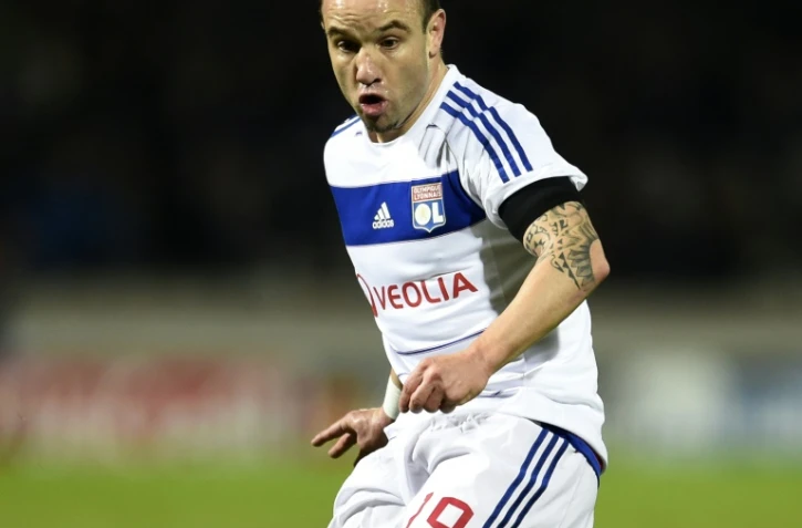 Le milieu de l'OL Mathieu Valbuena, lors du match de Ligue des champions contre le Zenit St-Pétersbourg, le 4 novembre 2015 à Gerland