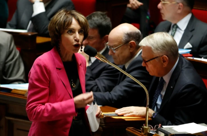 La ministre de la Santé et des Affaires sociales, Marisol Touraine, lors des questions au gouvernement le 11 octobre 2016 à l'Assemblée nationale à Paris