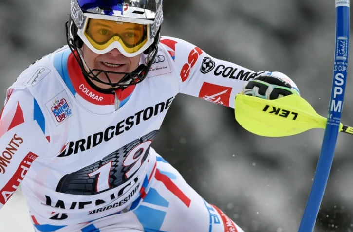 Le Français Alexis Pinturault lors du slalom du combiné de Coupe du monde à Wengen, le 15 janvier 2016
