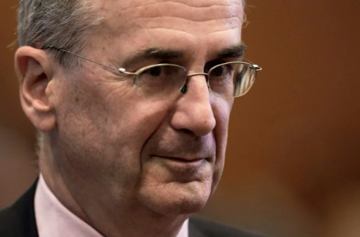 Le gouverneur de la Banque de France, Francois Villeroy de Galhau, lors d'un sommet du G20 Finances à Fukuoka, au Japon, le 8 juin 2019