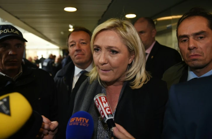 Marine Le Pen le 20 octobre 2015 à Lyon 