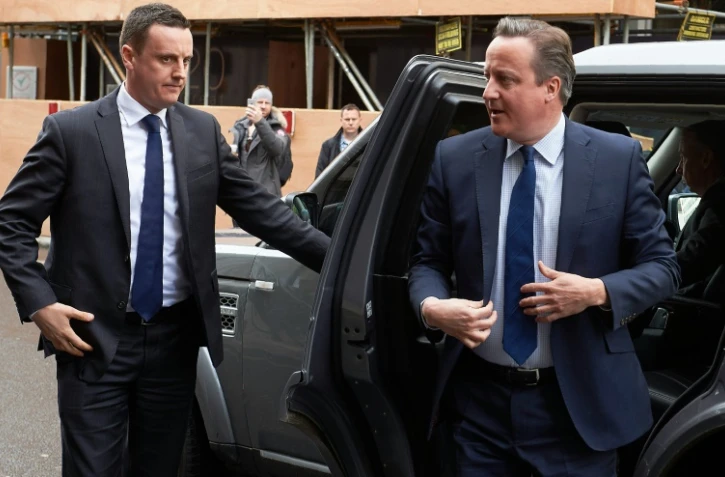 David Cameron le 9 avril 2016 à Londres