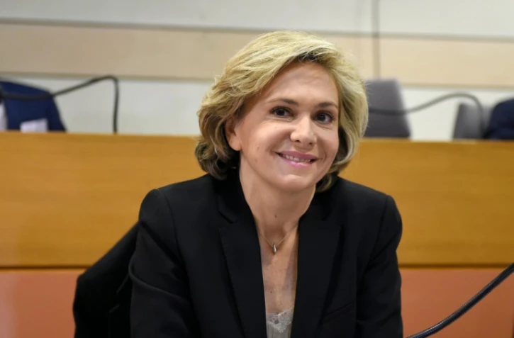 Valérie Pécresse lors de l'élection à la présidence de la région Ile-de-Frane le 18 décembre 2015 à Paris