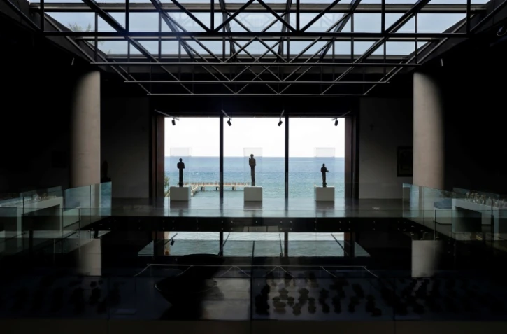 Le nouveau musée Nabu au Liban, au bord de la Méditerranée à El-Heri, le 27 septembre 2018