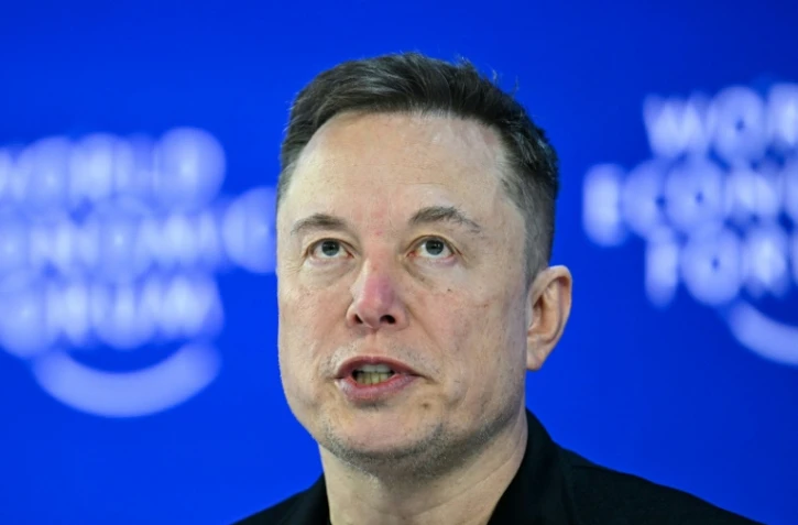 Elon Musk Ă Davos, en, Suisse, le 22 janvier 2026