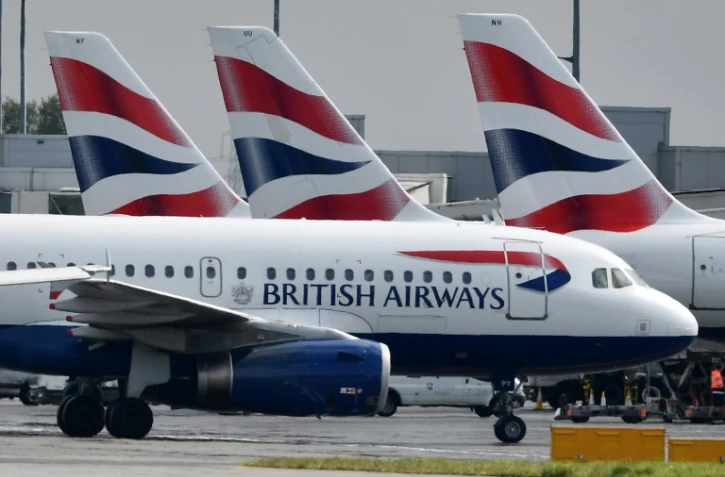 Des avions de la compagnie British Airways sur le tarmac de l'aéroport de Londres, le 3 mai 2019