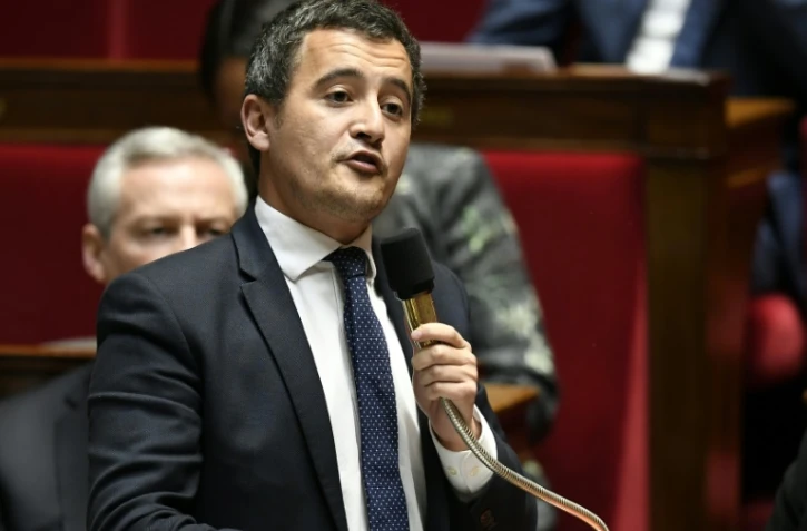 Le ministre des Comptes publics Gérald Darmanin, à l'Assemblée nationale, le 31 octobre 2017