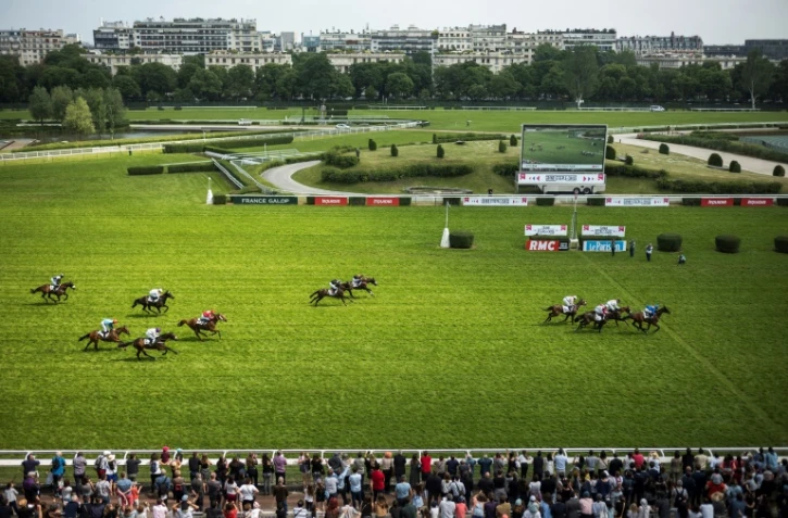 L'hippodrome d'Auteuil, le 20 mai 2018