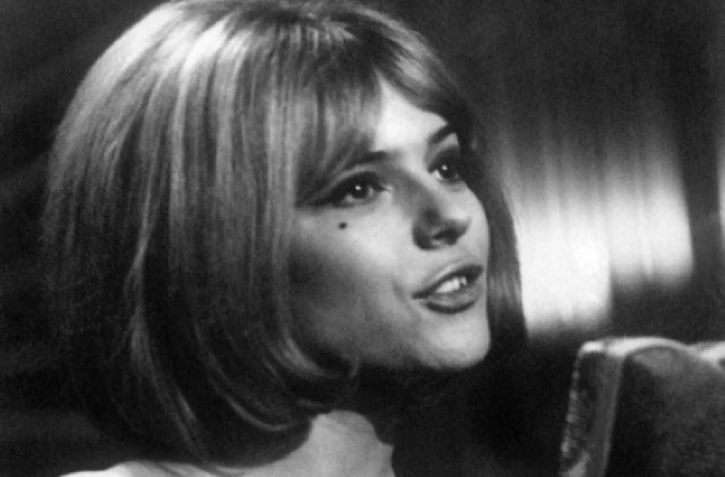 France Gall lors du concours de l'Eurovision à Paris, le 1er mars 1965