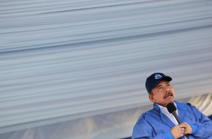 Le président du Nicaragua, Daniel Ortega, à Managua le 22 août 2018