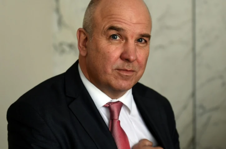 Le commissaire aux droits de l'Homme du Conseil de l'Europe, Nils Mui?nieks, le 12 février 2016 à Varsovie en Pologne