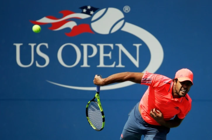La joie de Jo-Wilfried Tsonga, face Ă Kevin Anderson au 3e tour de l'US Open, le 2 septembre 2016