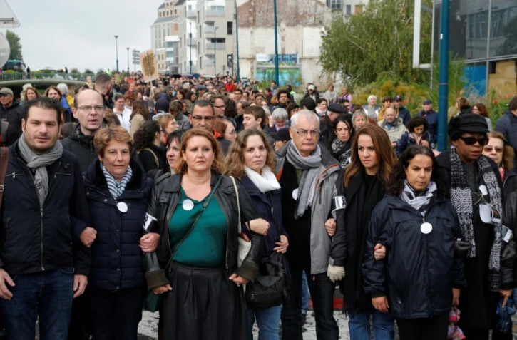 Marche en mémoire de Christine Renon, le 5 octobre 2019 à Pantin