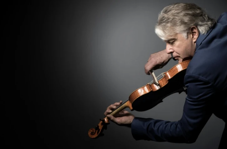 Le célèbre violoniste de jazz Didier Lockwood, le 31 mai 2017 à Paris