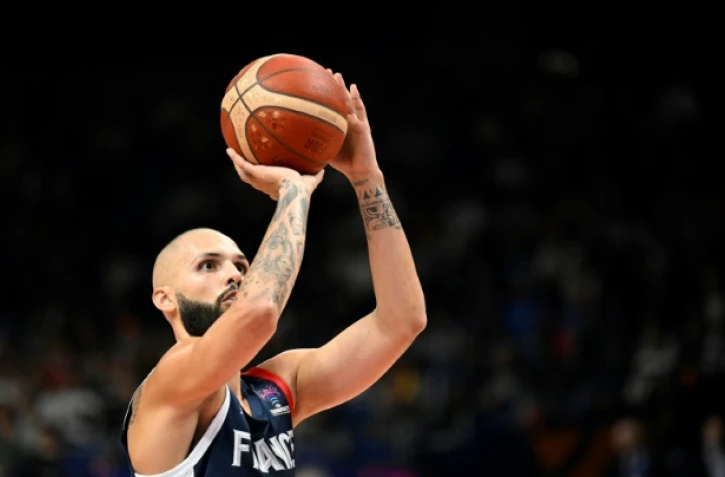 Le capitaine des Bleus Evan Fournier lors du dernier Euro de basket à Berlin, le 18 septembre 2022