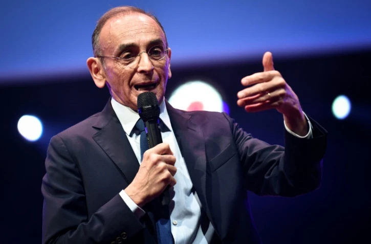 Le candidat Reconquête! à la présidentielle Eric Zemmour, le 22 février 2022 à Paris 