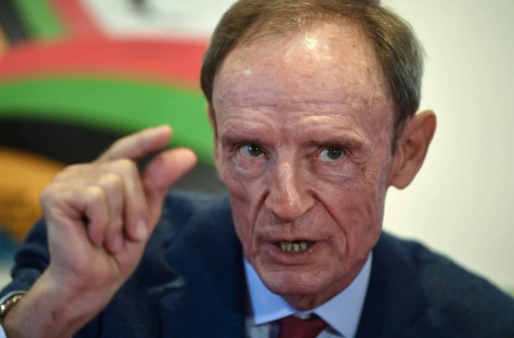 Le triple médaillé d'or olympique des Jeux de Grenoble en 1968 Jean-Claude Killy lors d'un entretien avec l'AFP, le 5 février 2018 à Grenoble