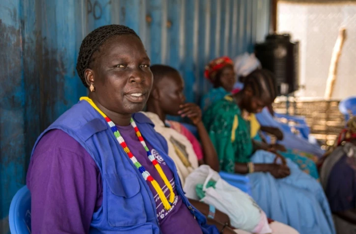 Ayak, 44 ans, l'une des déplacées du camp de Malakal, au Sud Soudan, qui a essayé de se suicider. Photo prise le 13 mars 2018