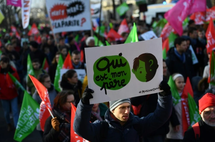 Manifestation des anti-PMA pour toutes les femmes le 19 janvier 2020 à Paris