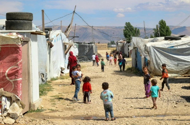 Le camp de réfugiés syriens de Saadnayel, dans l'est du Liban, le 13 juin 2023