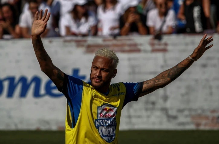 Le Brésilien Neymar lors d'un match de charité à Sao Paulo, le 13 juillet 2019