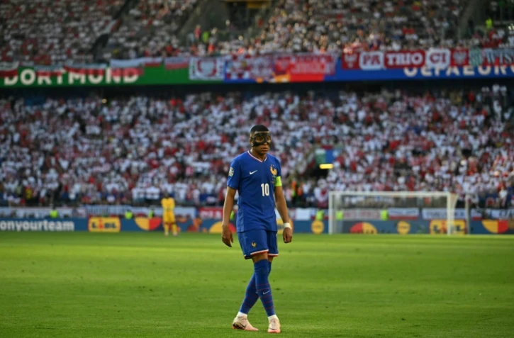 Kylian Mbappé le 25 juin lors du match de la France contre la Pologne, à Dortmund.