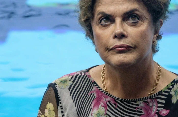 La présidente brésilienne Dilma Rousseff, le 8 avril 2016 à Rio de Janeiro