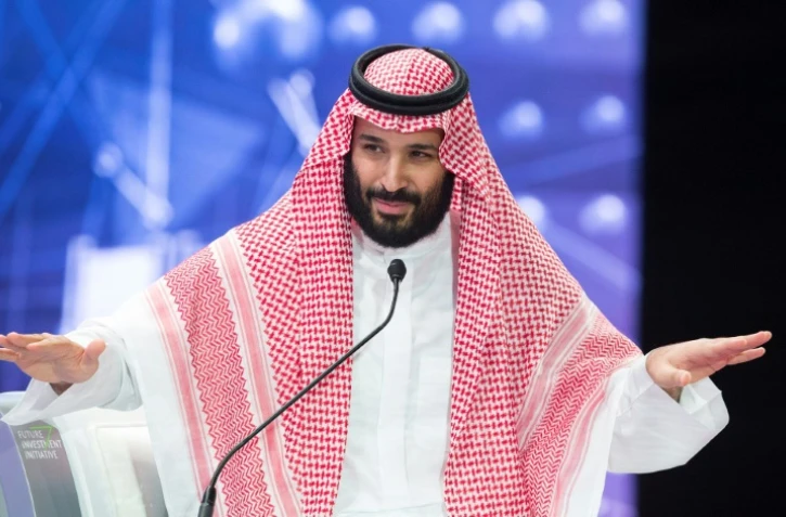 Le prince héritier d'Arabie saoudite Mohammed ben Salmane au forum Future Investment Initiative (FII) à Ryad, le 24 octobre 2018
