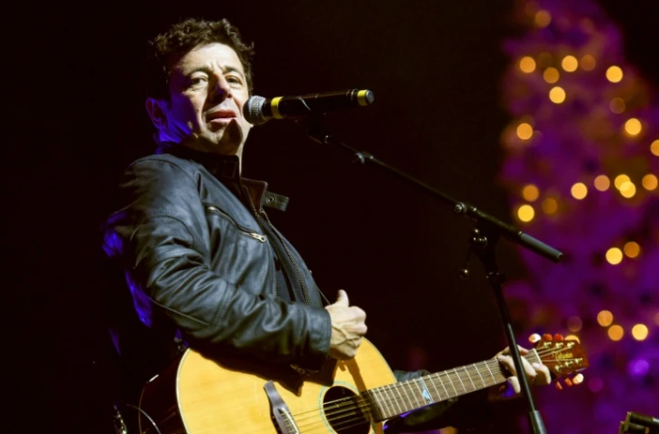 Le chanteur Patrick Bruel lors d'un concert à Valenciennes le 20 décembre 2019