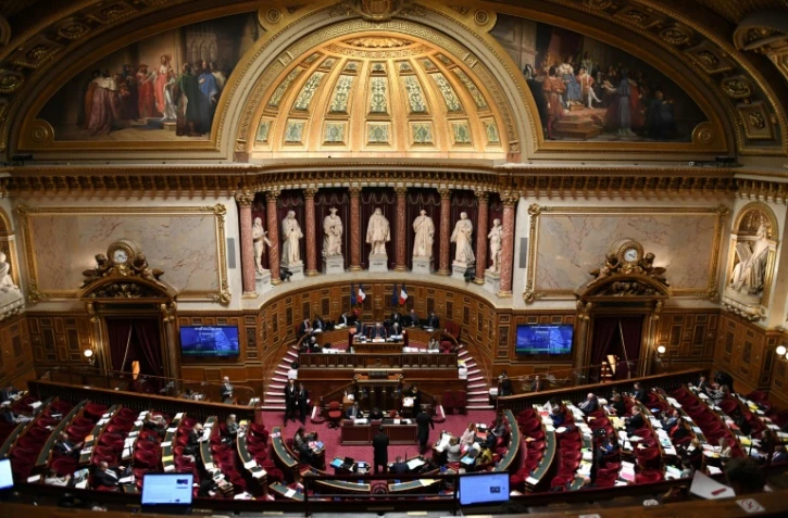 Session au Sénat, le 6 mars 2023 à Paris