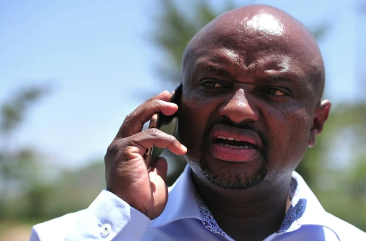 Le directeur général de la fédération kényane d'athlétisme, Isaac Mwangi, le 18 février 2016 à Nairobi