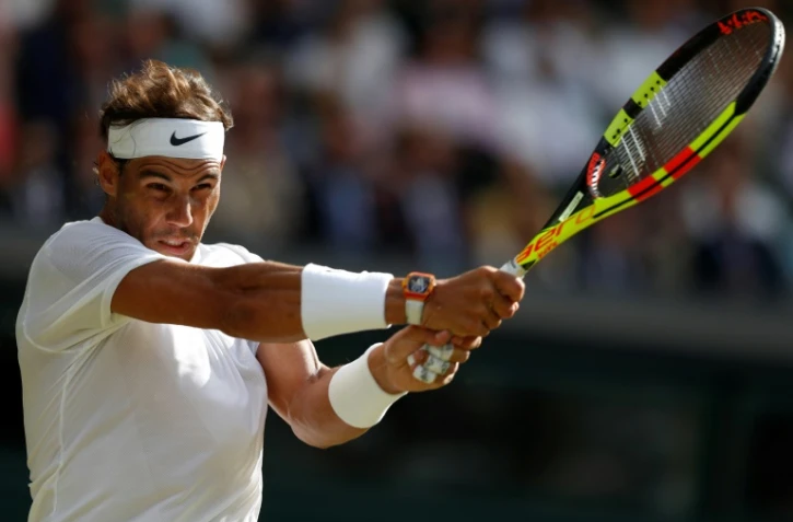 Rafael Nadal a remporté son premier choc dans ce tournoi de Wimbledon face à sa bête noire Nick Kyrgios, le 4 juillet 2019
