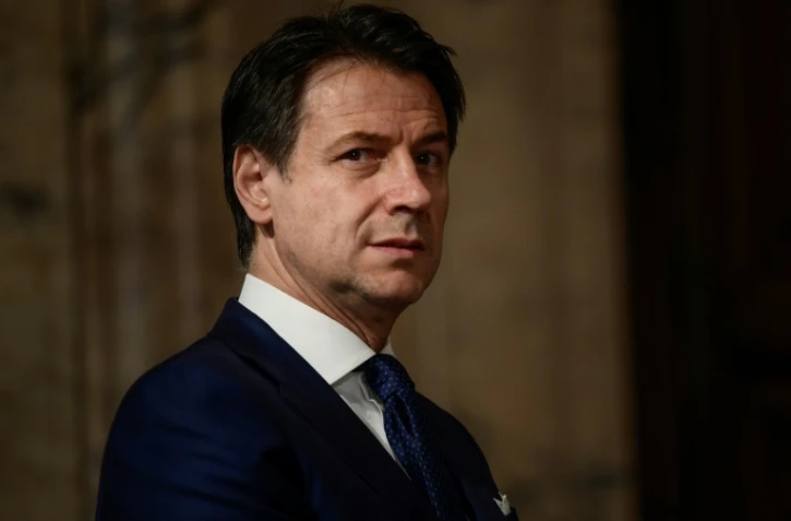 Le chef du gouvernement italien, Giuseppe Conte, au palais Quirinale à Rome, le 19 décembre 2018