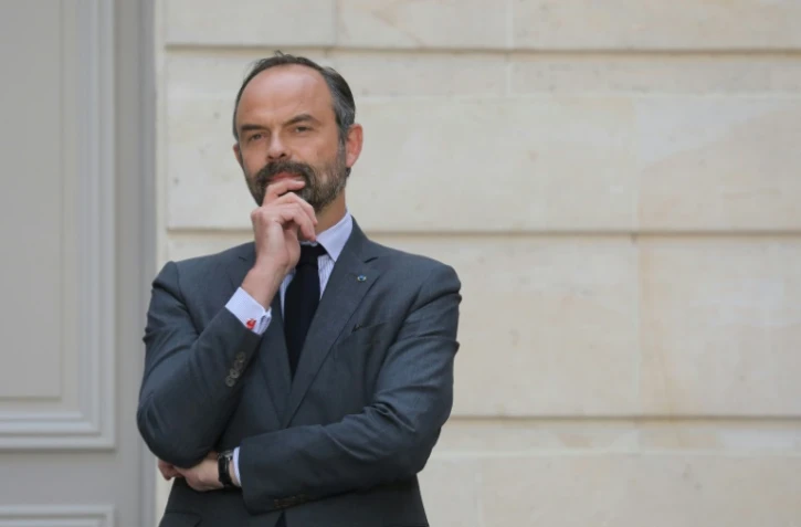 Edouard Philippe à l'Elysée le 23 mai 2019