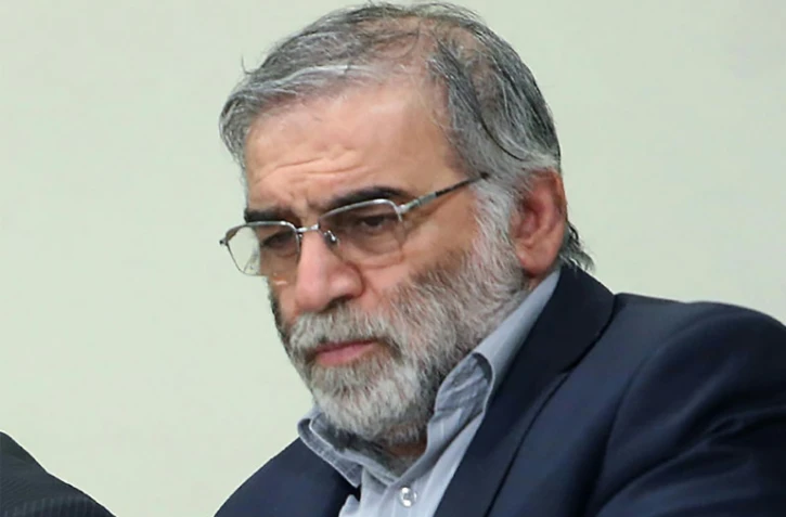 Photo fournie par les autorités iraniennes le 27 novembre 2020 du scientifique iranien Mohsen Fakhrizadeh, le 23 janvier 2019 à Téhéran