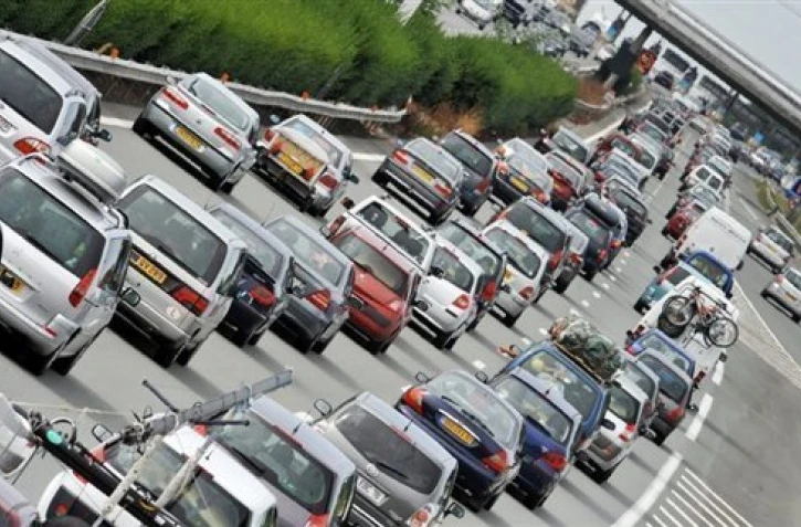 La circulation difficile avec un pic de 410 kilomètres de bouchons au premier jour du grand chassé-croisé le 29 juillet 2016