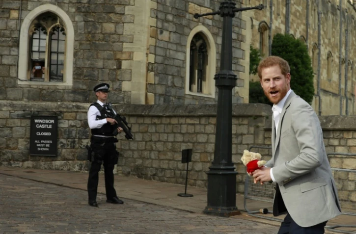 Le prince Harry à Windsor près de Londres, le 18 mai 2018