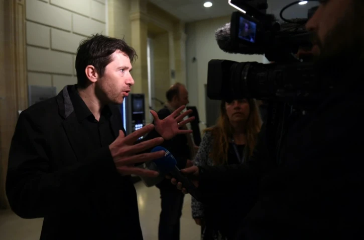 Sébastien Arsac, ici au tribunal d'Alès le 23 mars 2017, est le cofondateur de L214 qui comparaîtra devant le tribunal correctionnel de Versailles